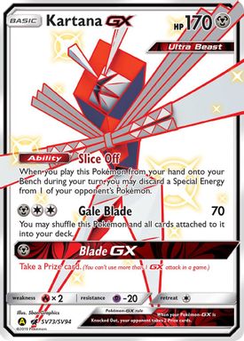 Kartana GX — Full Art card image