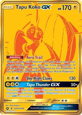 Tapu Koko GX — Full Art card image