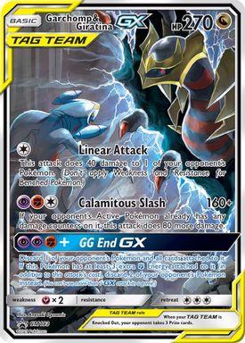 Garchomp & Giratina GX — Power Partnership Tins Full Art card image