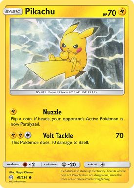 Pikachu card image