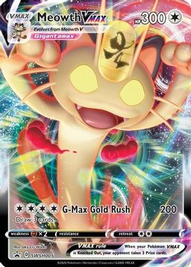 Meowth Vmax — Meowth Vmax Special Collection Full Art card image