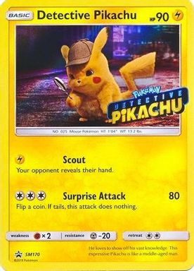 Detective Pikachu-Holo — Detective Pikachu Cafe Figure Collection card image