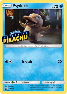 Psyduck-Holo — Detective Pikachu on the Case Figure Collection card image