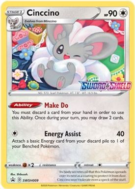 Cinccino-Holo — Prerelease-Staff card image
