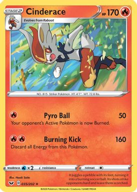 Cinderace-Holo card image