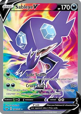 Sableye V — Full Art card image