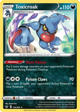 Toxicroak-Holo card image
