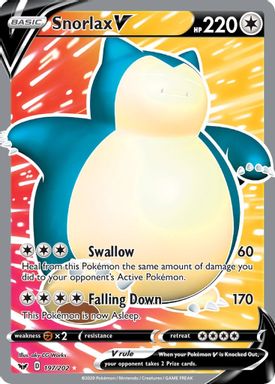 Snorlax V — Full Art card image