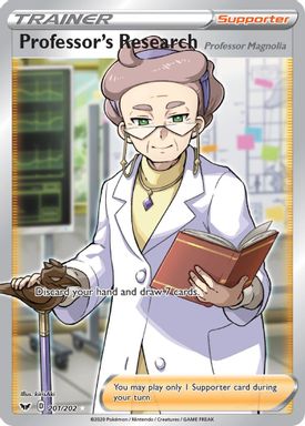 Professor's Research — Full Art card image