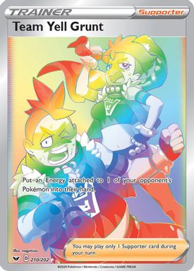 Team Yell Grunt — Secret Full Art card image