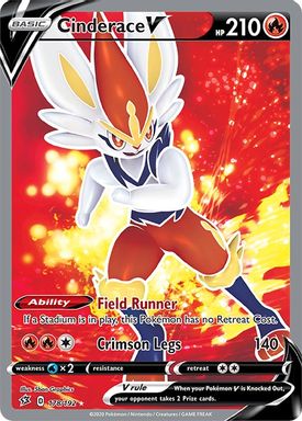 Cinderace V — Full Art card image