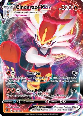 Cinderace Vmax — Full Art card image