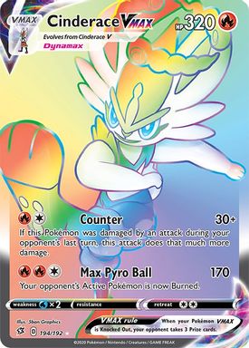 Cinderace Vmax — Secret Full Art card image