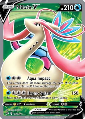 Milotic V — Full Art card image