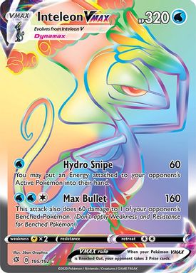 Inteleon Vmax — Secret Full Art card image