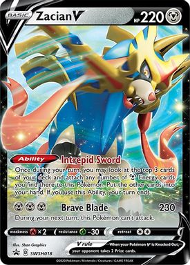 Zacian V — Legend of Galar Tins card image