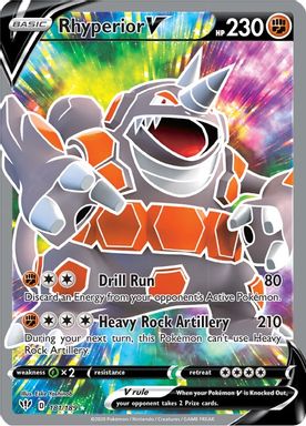 Rhyperior V — Full Art card image