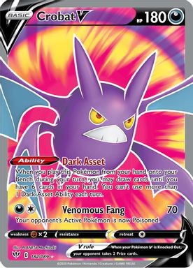 Crobat V — Full Art card image