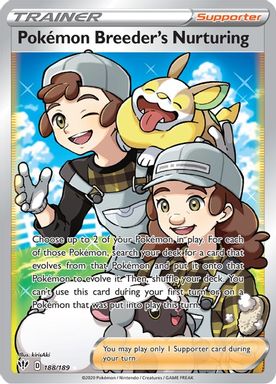Pokemon Breeder's Nurturing — Full Art card image