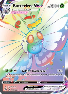 Butterfree Vmax — Secret Full Art card image