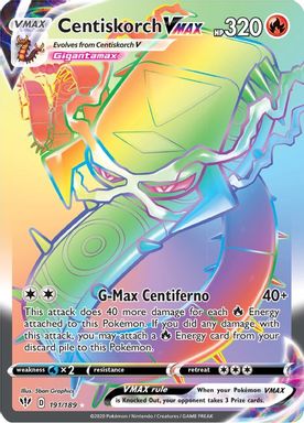 Centiskorch Vmax — Secret Full Art card image