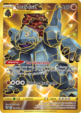 Coalossal — Secret Full Art card image