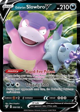Galarian Slowbro V card image