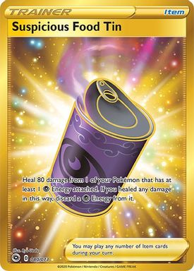 Suspicious Food Tin — Secret Full Art card image