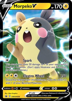 Morpeko V — Champion's Path Premium Collection card image