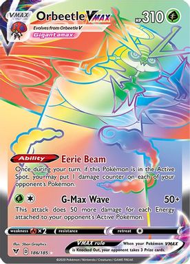 Orbeetle Vmax — Secret Full Art card image