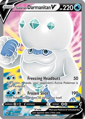 Galarian Darmanitan V — Full Art card image