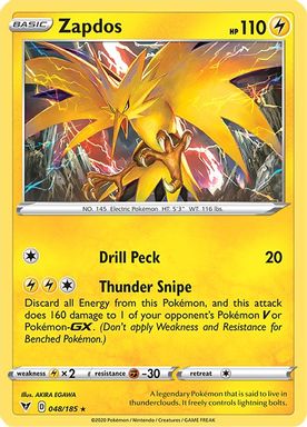 Zapdos-Reverse Foil card image