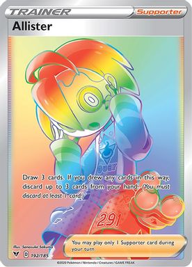 Allister — Secret Full Art card image