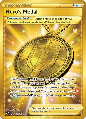 Hero's Medal — Secret Full Art card image