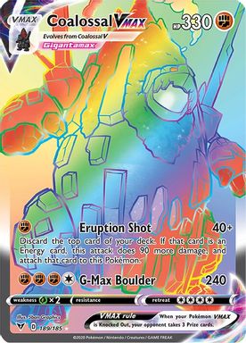 Coalossal Vmax — Secret Full Art card image