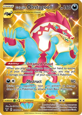 Galarian Obstagoon — Secret Full Art card image