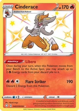 Cinderace-Holo card image