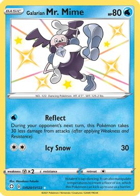 Galarian Mr. Mime-Holo card image