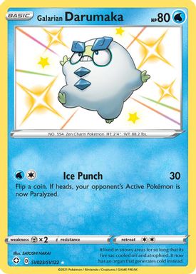 Galarian Darumaka-Holo card image