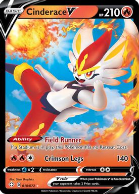 Cinderace V card image