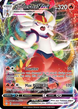 Cinderace Vmax — Full Art card image