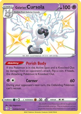 Galarian Cursola-Holo card image
