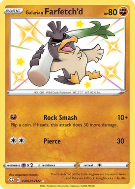 Galarian Farfetch'd-Holo card image