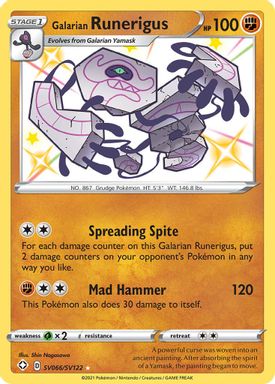 Galarian Runerigus-Holo card image