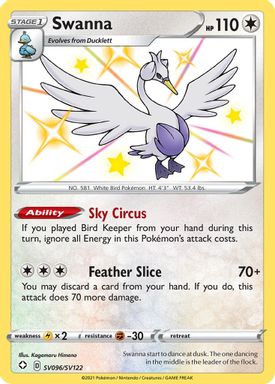 Swanna-Holo card image