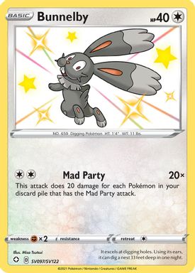 Bunnelby-Holo card image