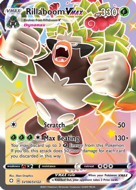Rillaboom Vmax — Full Art card image