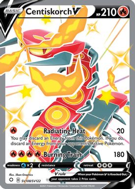 Centiskorch V — Full Art card image