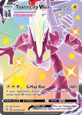 Toxtricity Vmax — Full Art card image