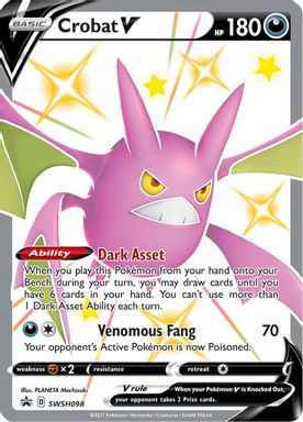 Crobat V — Shining Fates Premium Collection Box Full Art card image